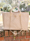 Melissa Tote Bag (Nude Patent)