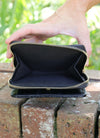 Nadine Zippered Wallet (Black) ES